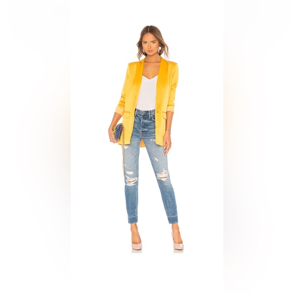 L'Academie Jackets & Blazers - NWOT The Fleur Blazer in Mustard Yellow
L'Academie Size XXS